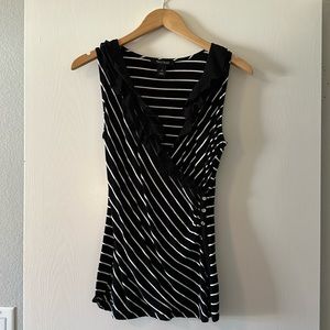 White House Black Market Cross Front Tank Top